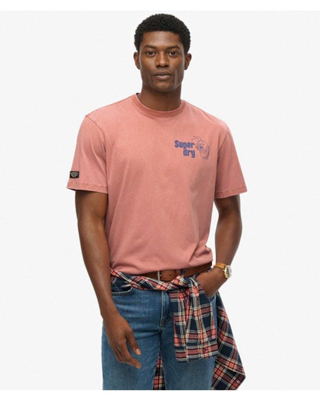Superdry Brown & Co Trade Tools Oversized T-shirt for men