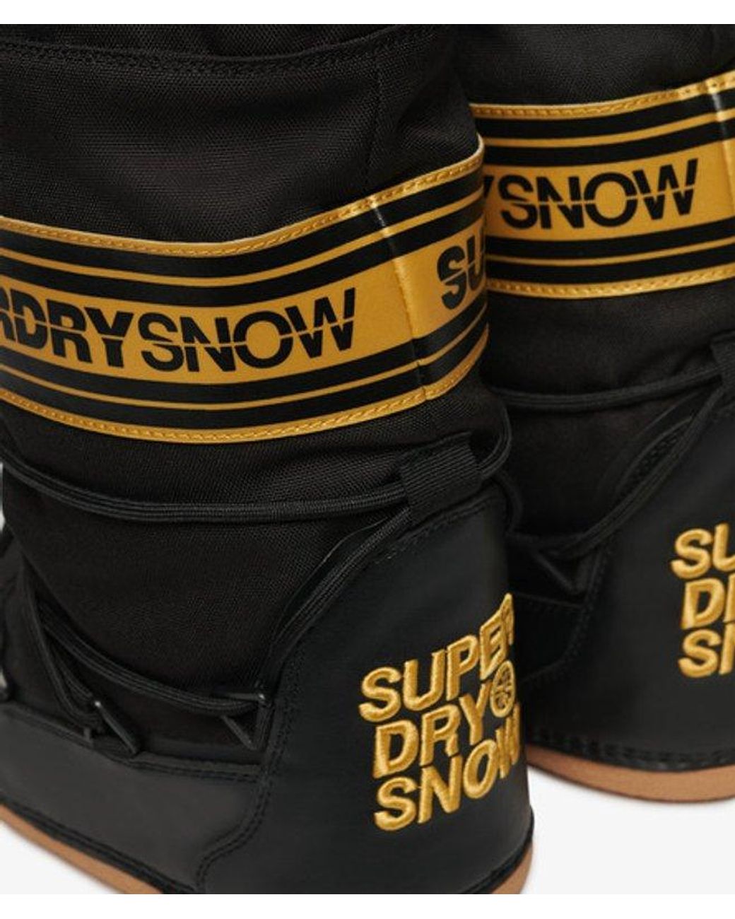 Superdry Black Snow Boots