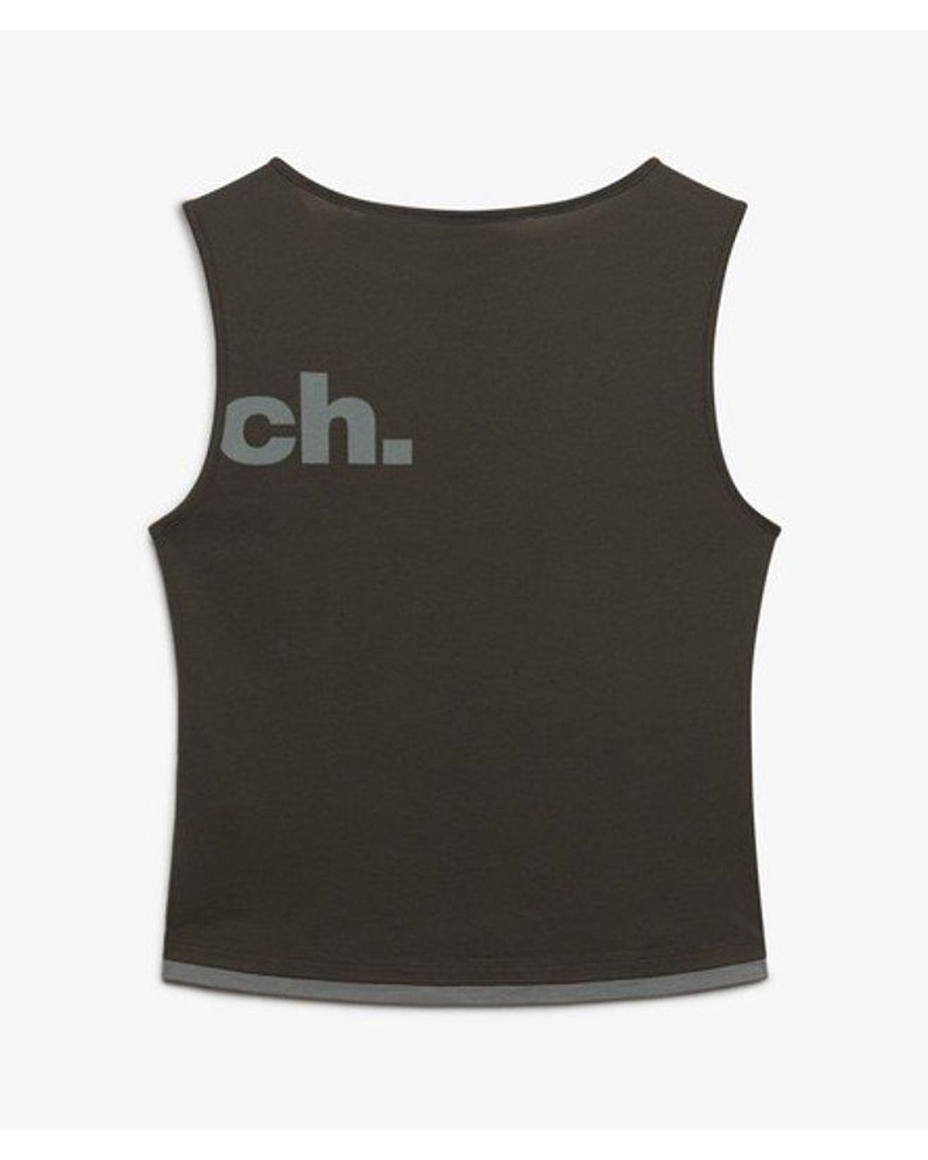 Superdry & Co Bench Aansluitend Laag Tanktop in het Gray