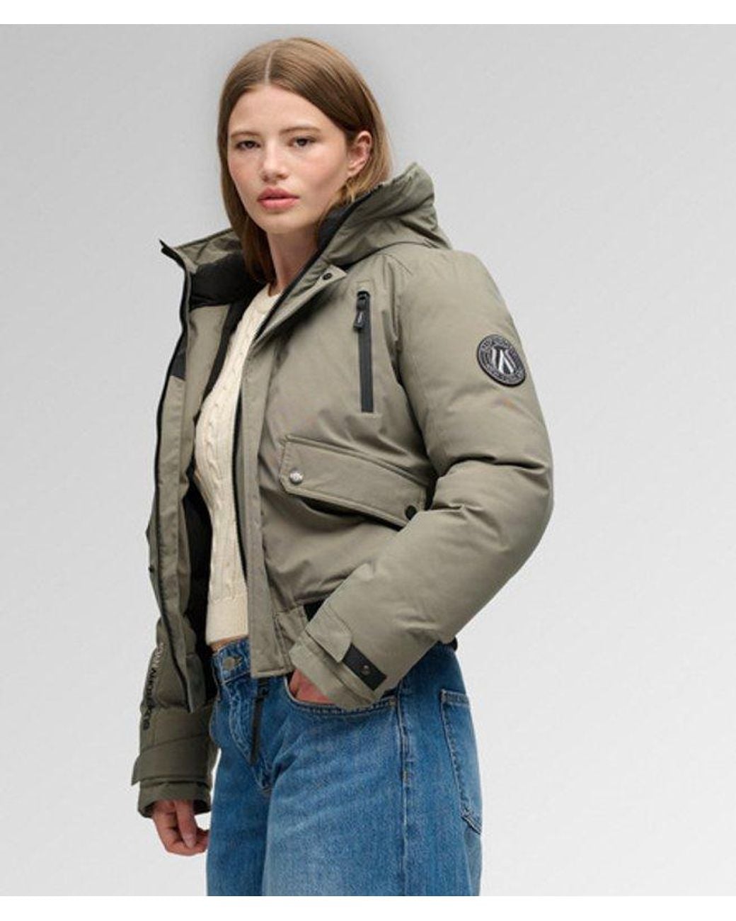 Superdry Gray & Co City Padded Bomber Jacket