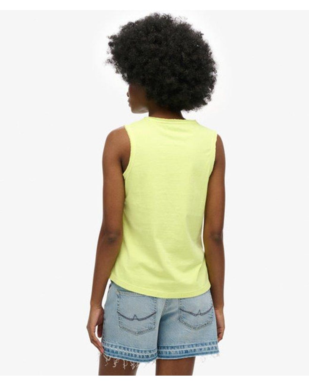 Superdry Green & Co Outdoor Stripe Scoop Neck Tank Top