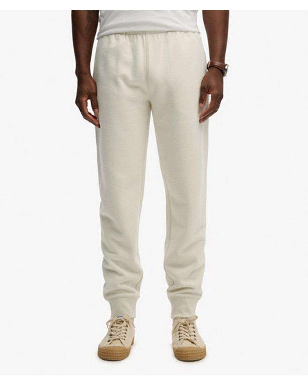 Superdry White & Co Essential Logo Half Brushed joggers for men