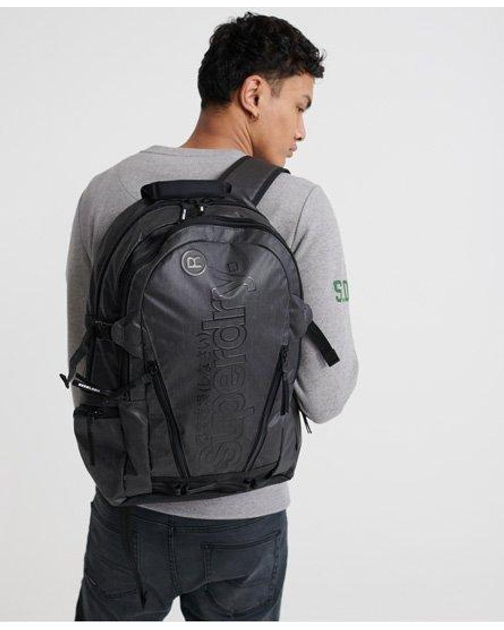 Backpacks SUPERDRY CAMO REFLECTIVE TARP RUCKSACK Rucksacks hommes Black ...