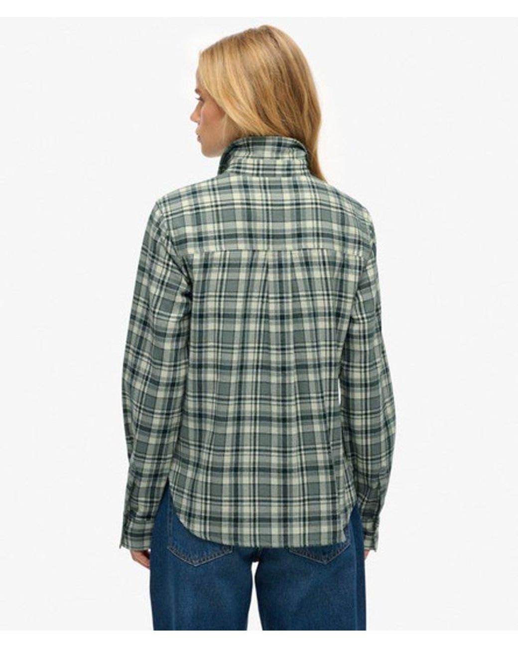 Superdry Green & Co Lumberjack Check Flannel Shirt