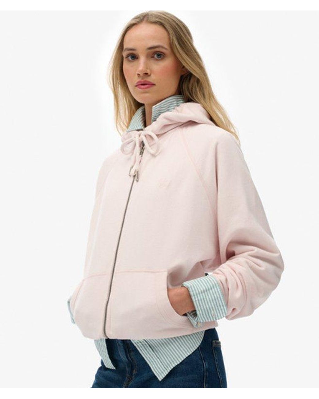 Superdry Natural & Co Studios Relaxed Zip Hoodie