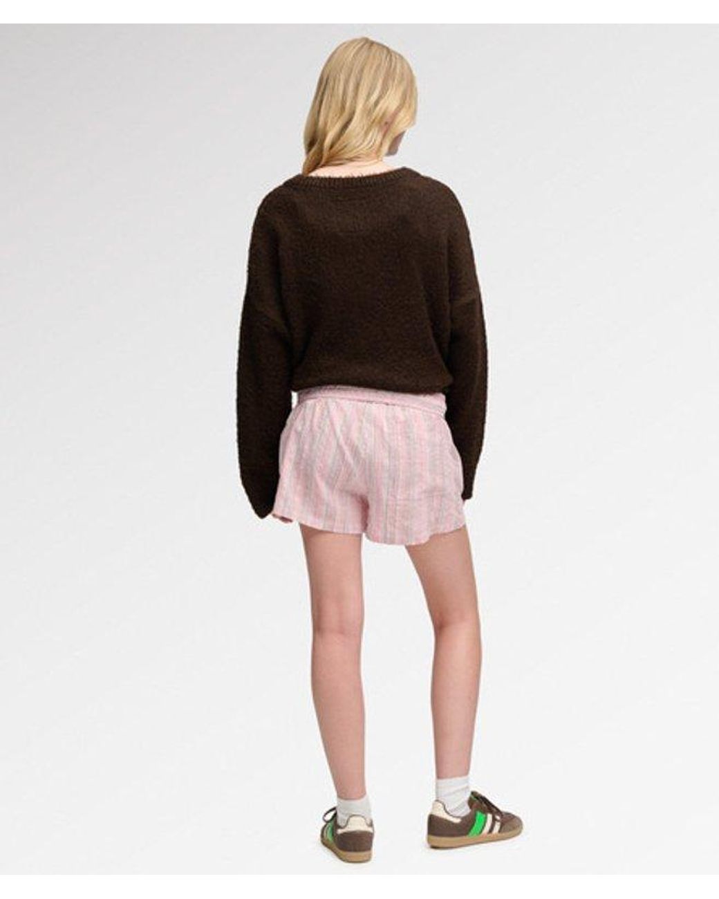 Superdry Pink & Co Komodo Noosa Stripe Shorts