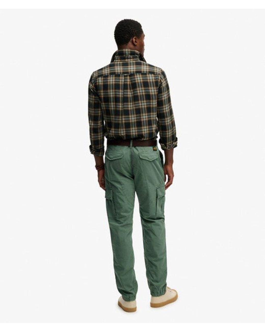 Superdry Green & Co Ripstop Light Cargo Pants for men