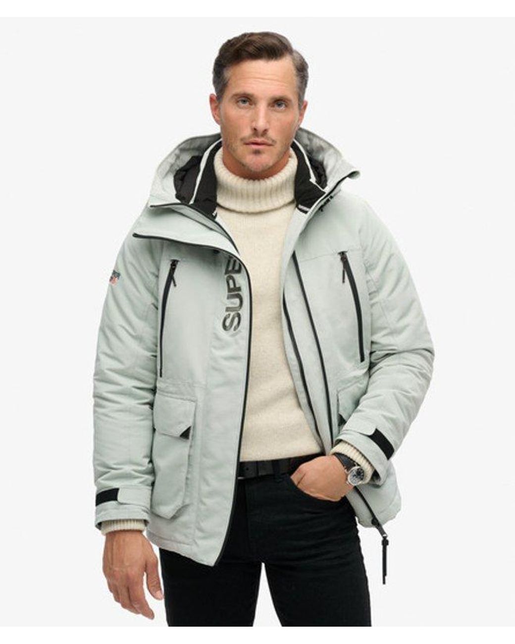 Superdry Gray & Co Hooded Ultimate Embroidered Sd Windbreaker Jacket for men