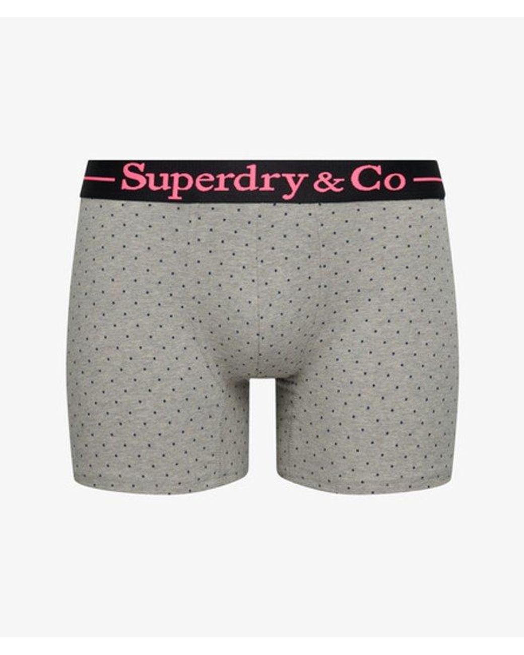 Superdry Blue Co Boxer Triple Pack for men