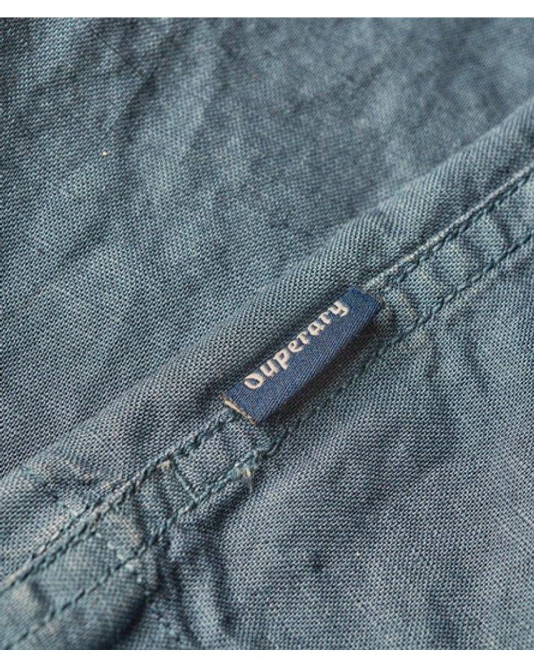 Superdry Blue & Co Resort Short Sleeve Shirt for men