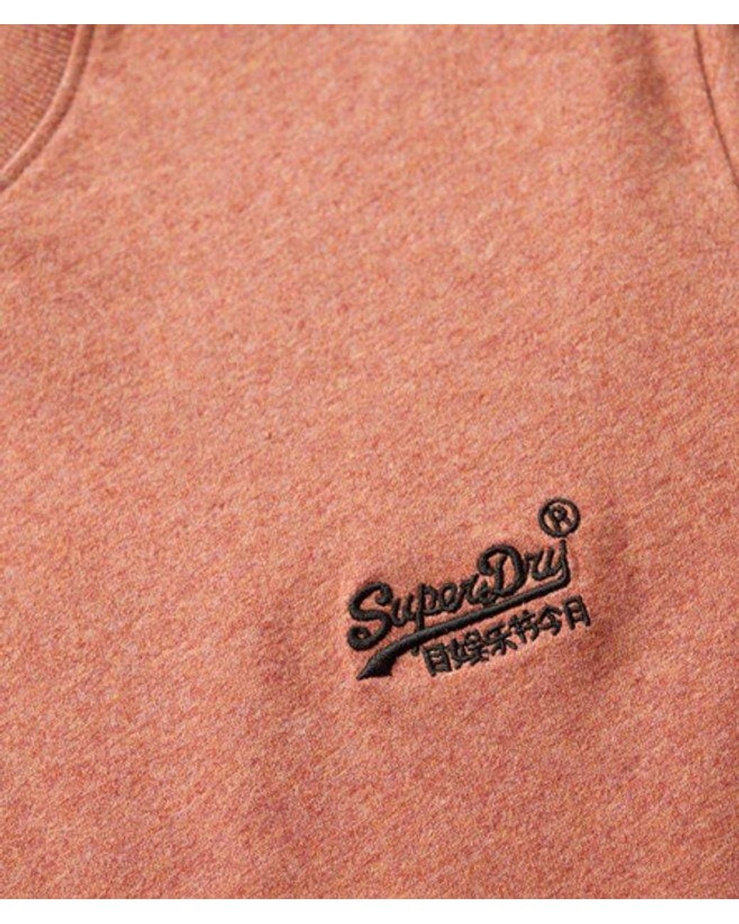 Superdry Red & Co Essential Logo T-shirt for men