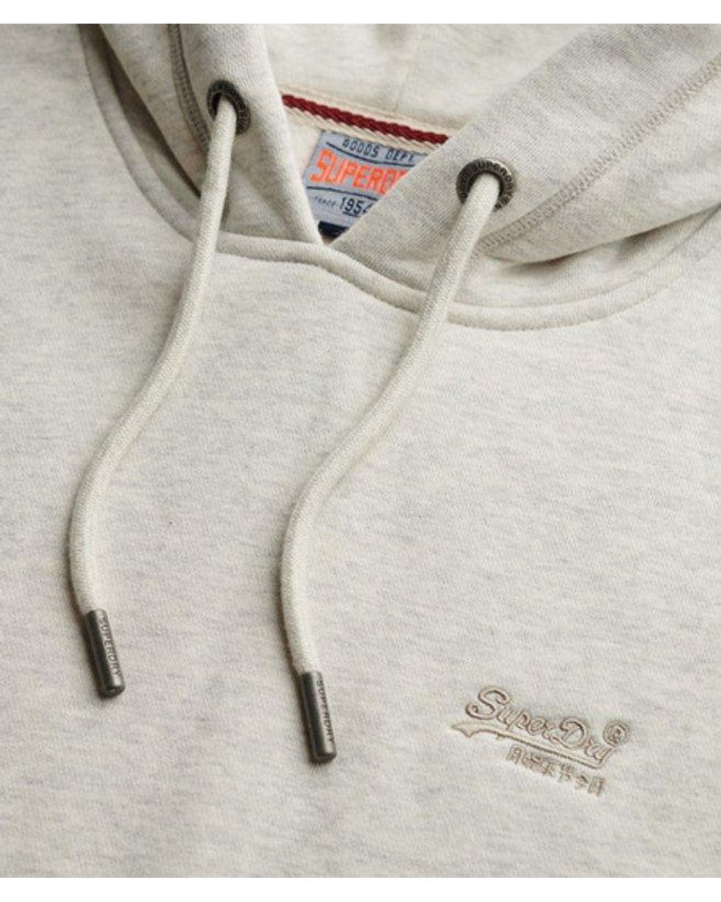 Superdry Gray & Co Essential Logo Hoodie for men