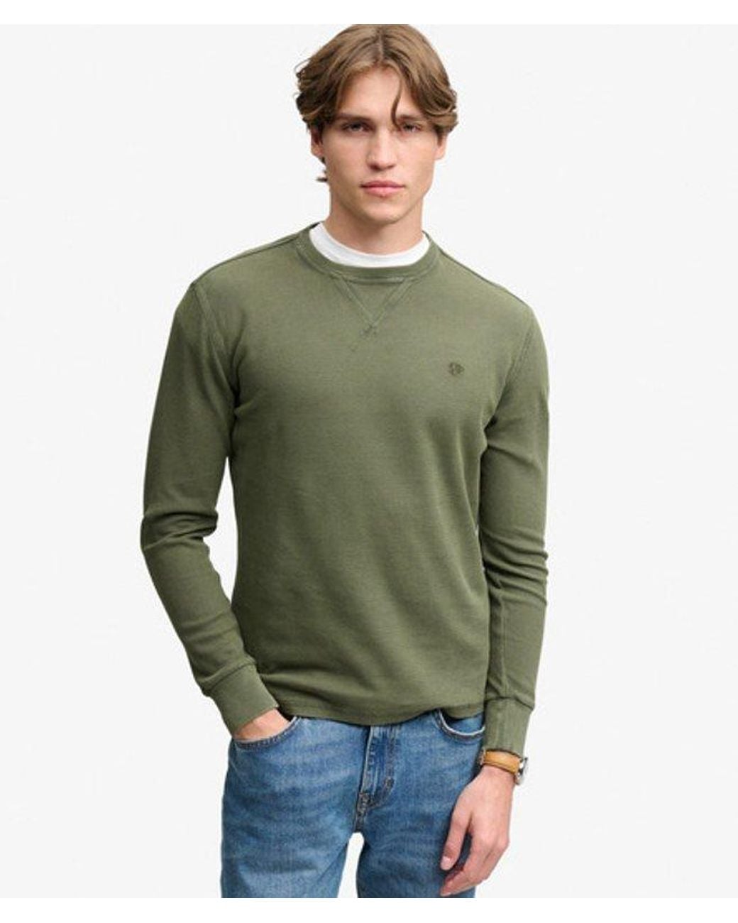 Superdry Green & Co Classic Heavy Textured Top for men