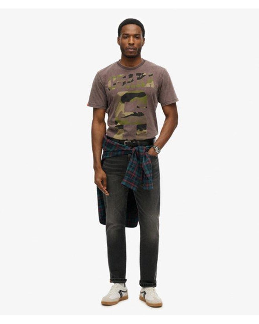 Superdry Brown & Co Osaka Loose T-shirt for men