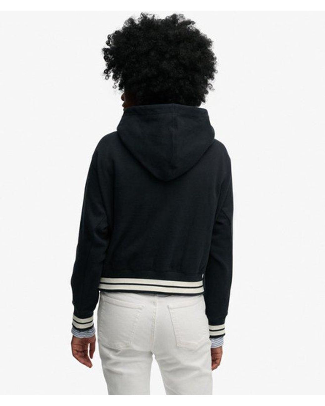 Superdry Black & Co Country Club Varsity Hoodie