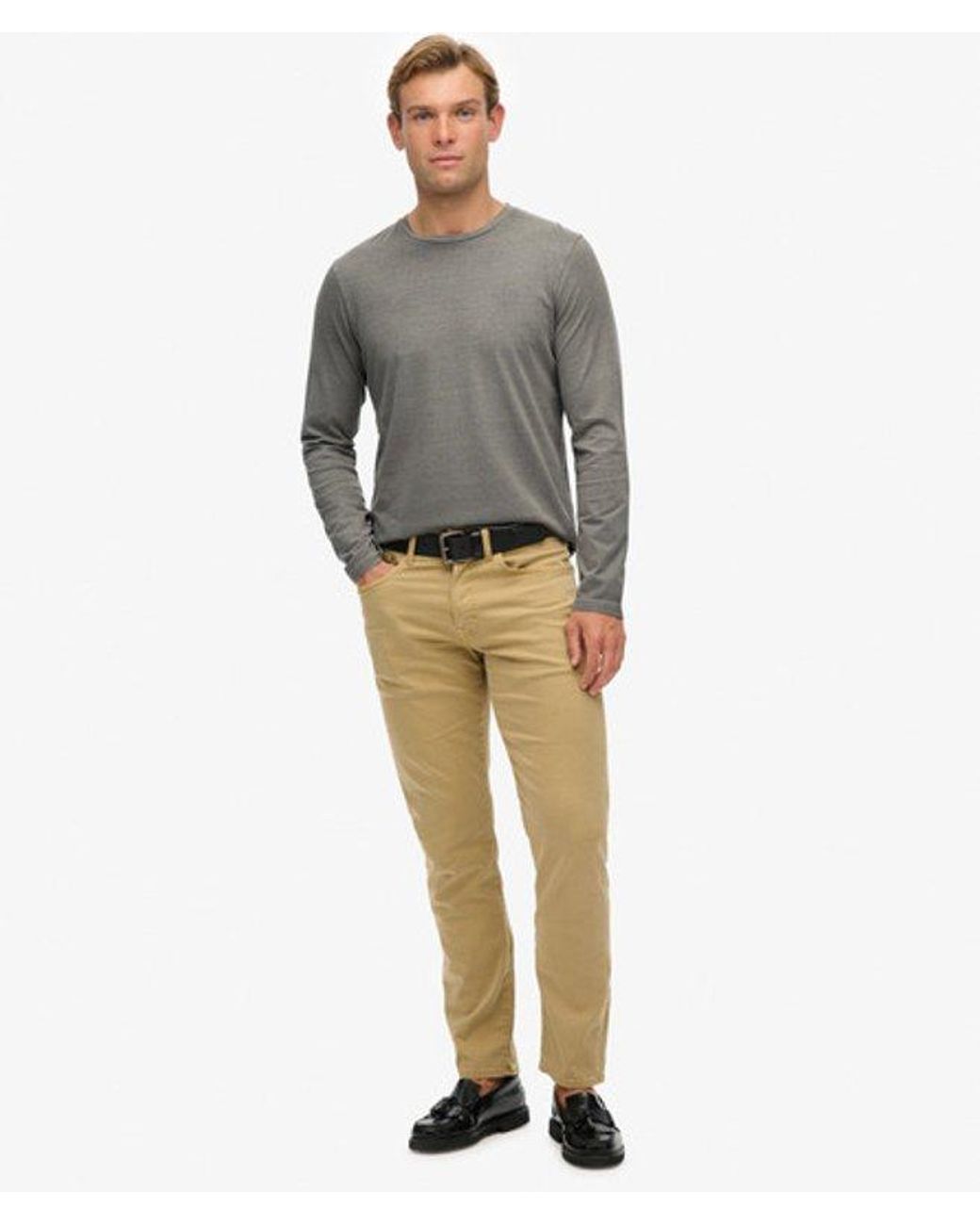 Superdry Gray Classic Essential Top for men