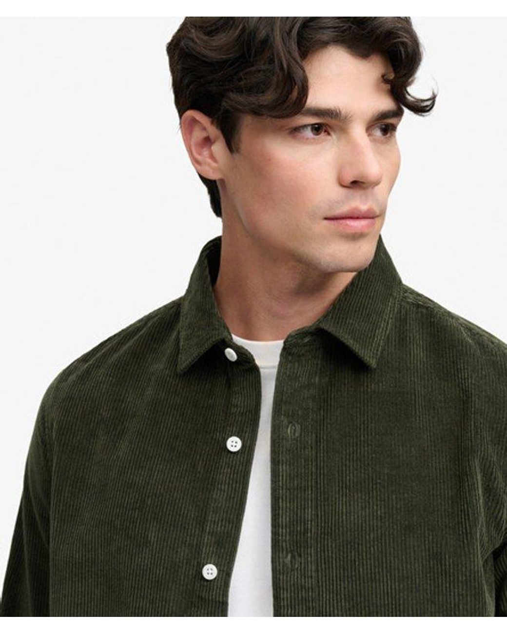 Superdry Green & Co Cord Overshirt for men