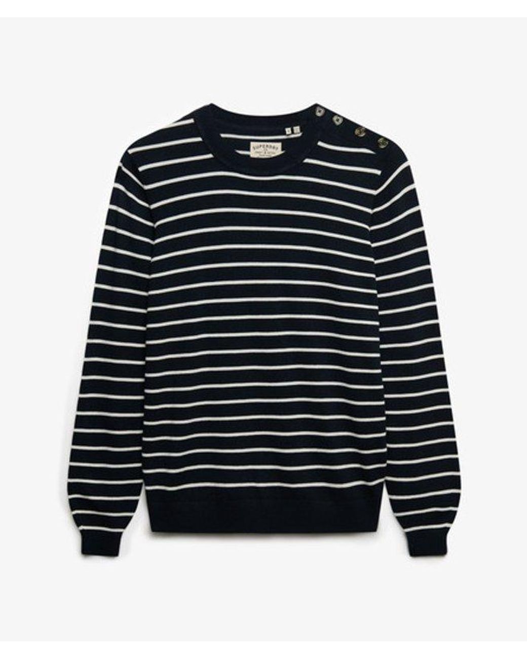 Superdry Blue Lightweight Essential Jumper