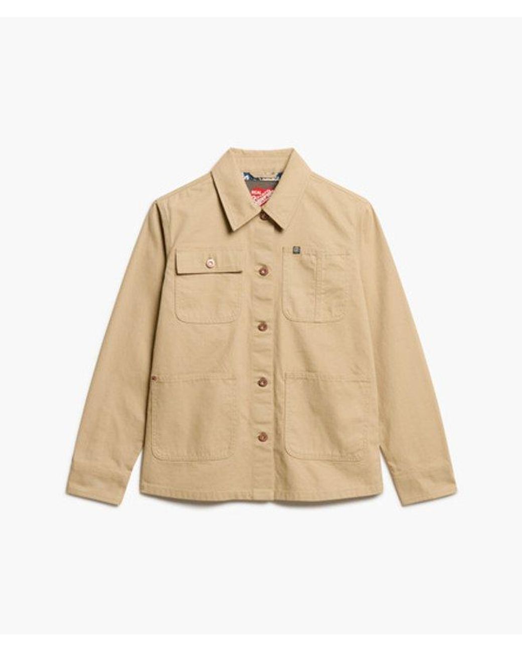 Superdry Natural Embroidered Chore Jacket