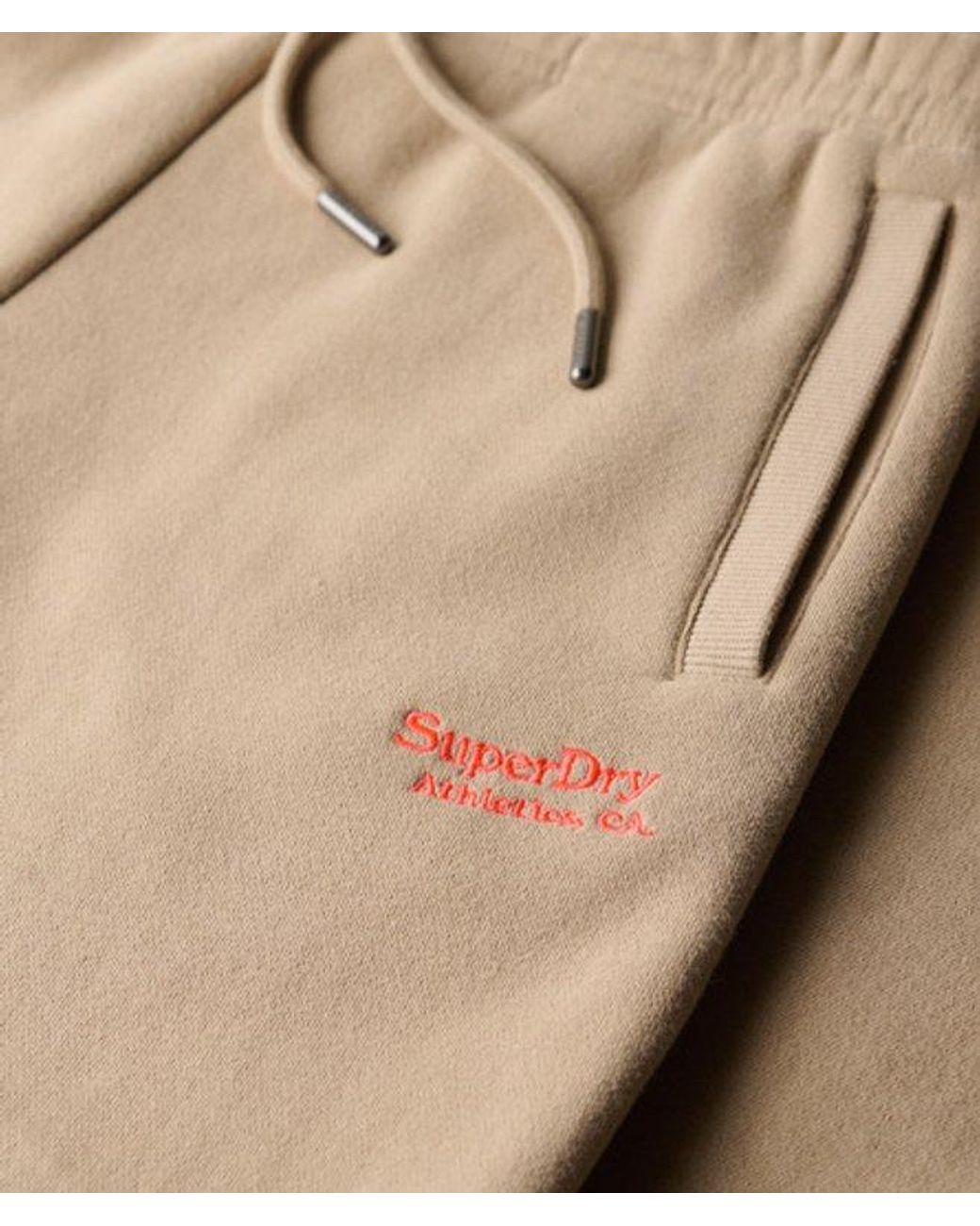 Superdry Natural & Co Essential Logo Cuffed joggers