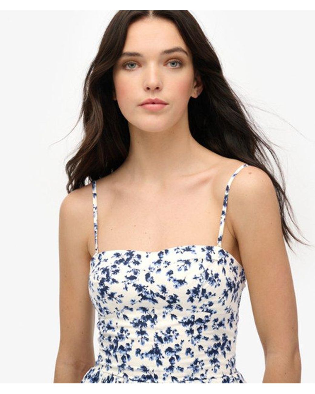 Superdry Blue & Co Corset Cami Mini Dress