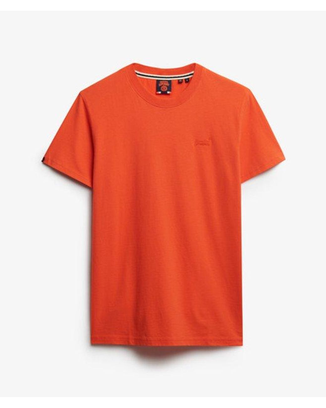 Superdry Red & Co Organic Cotton Essential Logo T-shirt for men