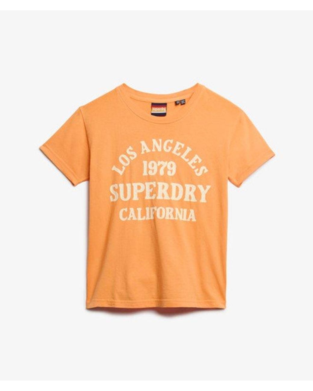 Superdry Orange & Co Surf Logo Fitted T-shirt