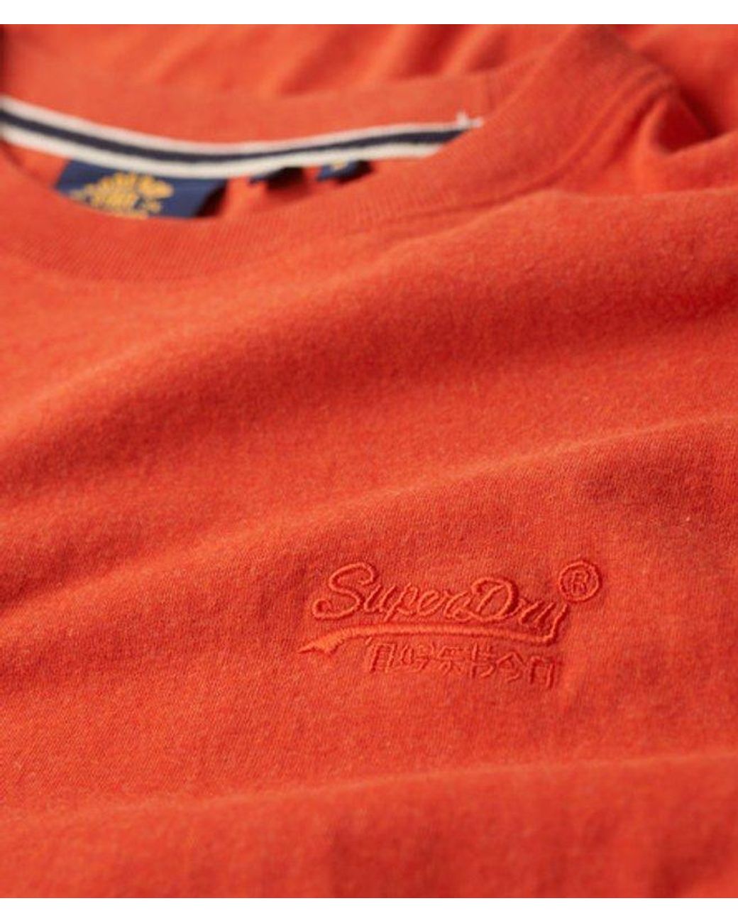 Superdry Red & Co Essential Logo T-shirt for men