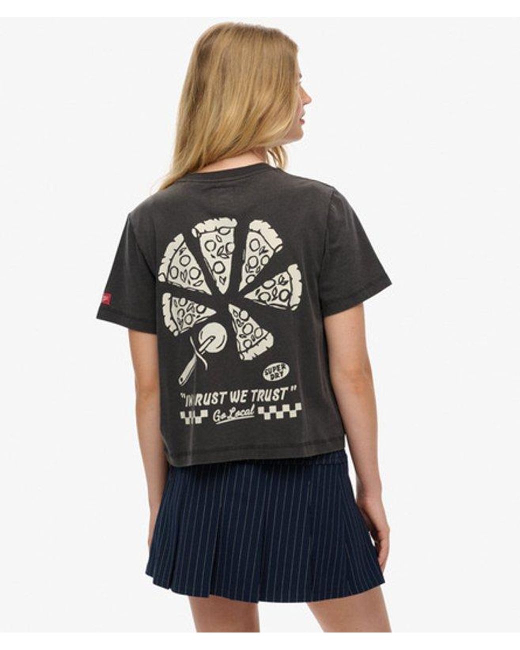 Superdry Black & Co Roadside Trade Relaxed T-shirt