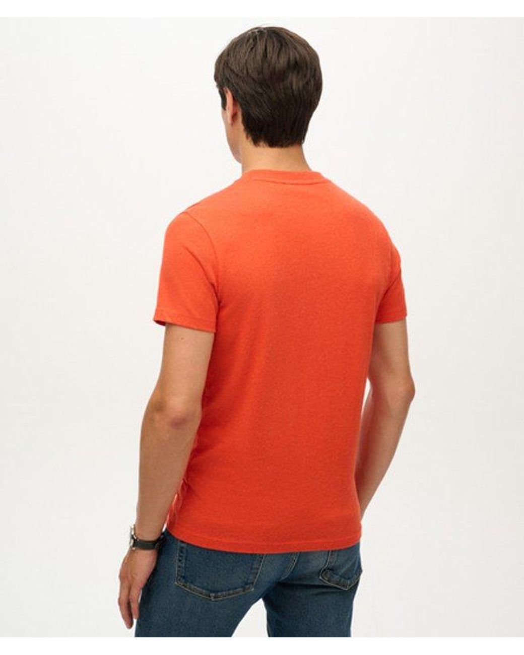 Superdry Red & Co Essential Logo T-shirt for men