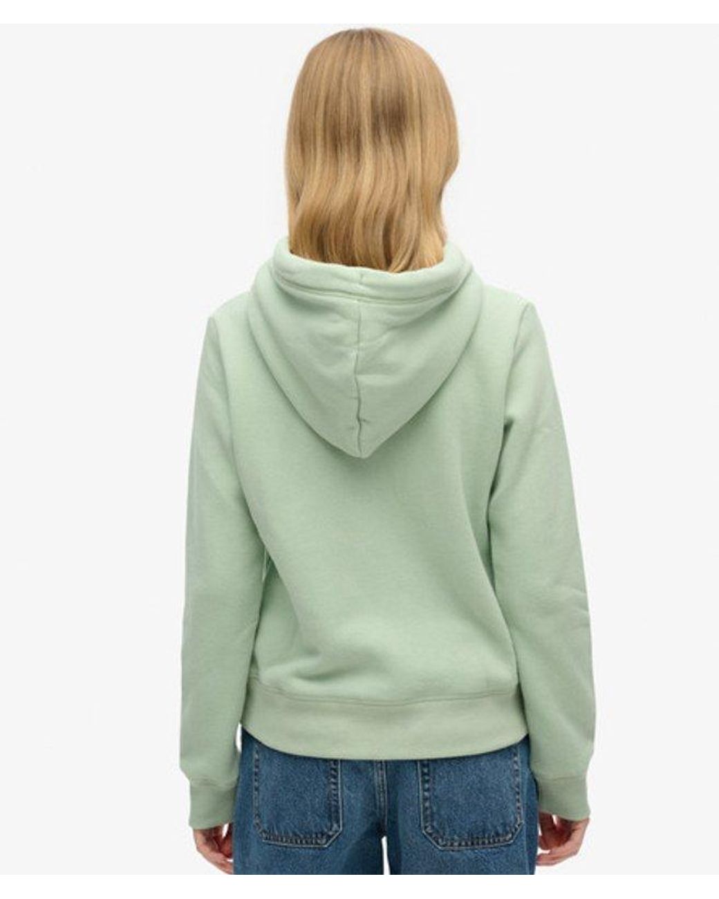 Superdry Green Essential Logo Hoodie