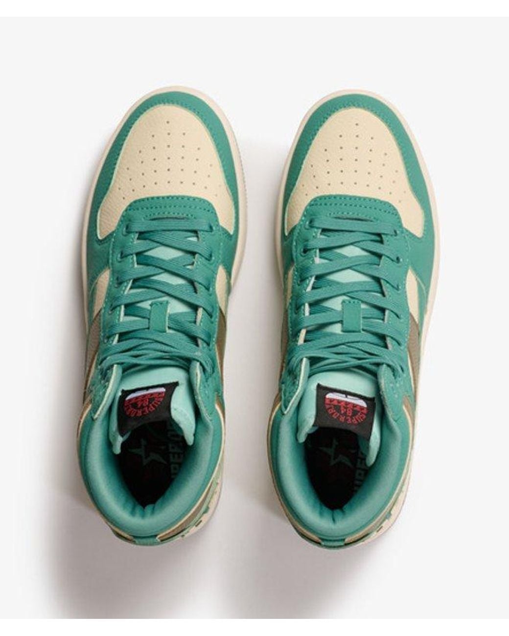 Superdry Green & Co Jump High Top Trainers