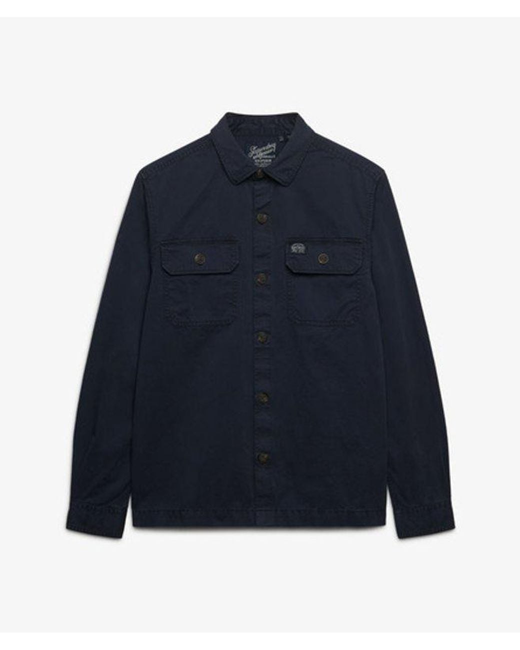 Superdry Blue & Co Two Pocket Overshirt for men