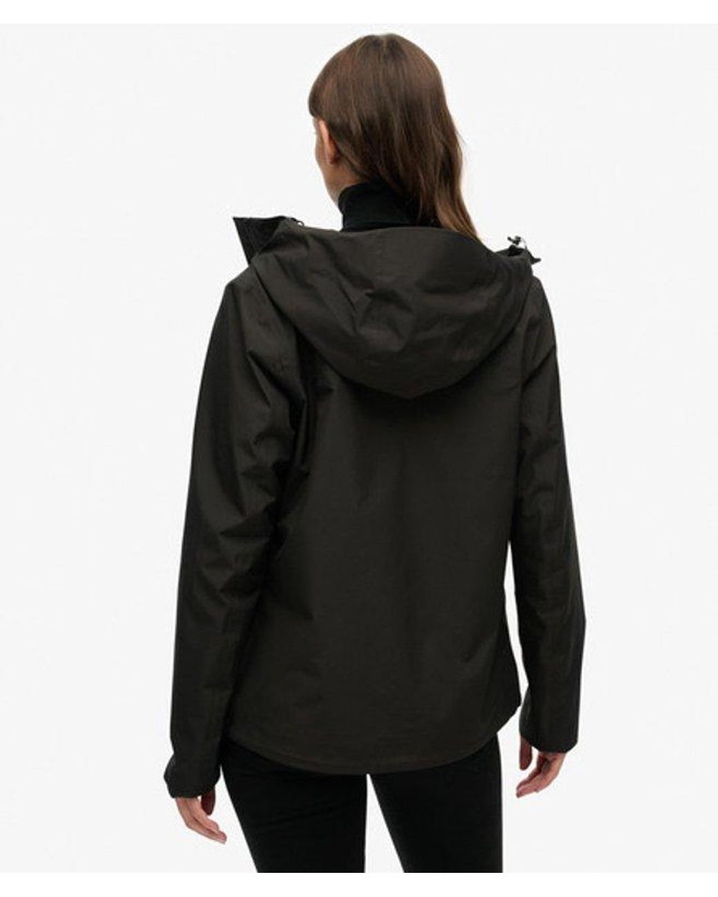 Superdry Black Waterproof Jacket