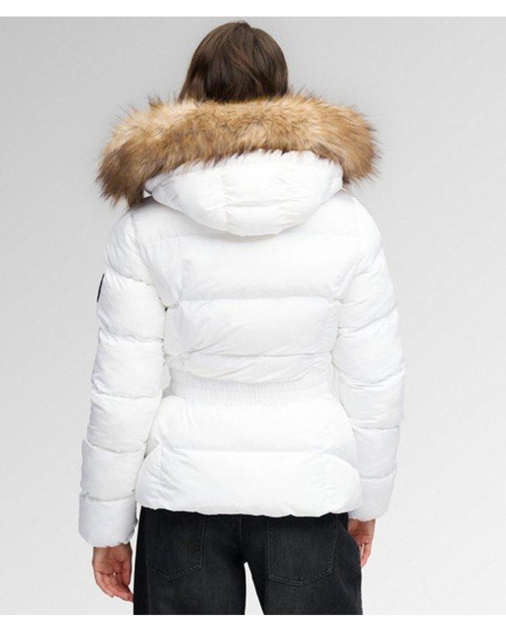 Superdry White & Co Fuji Belted Puffer Jacket