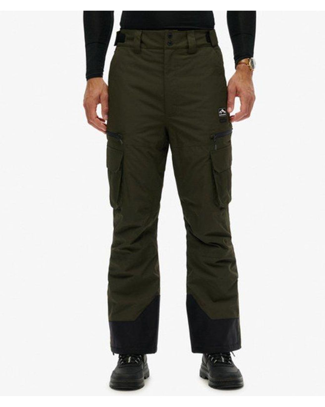Superdry Black Ultimate Freestyle Ski Pants for men