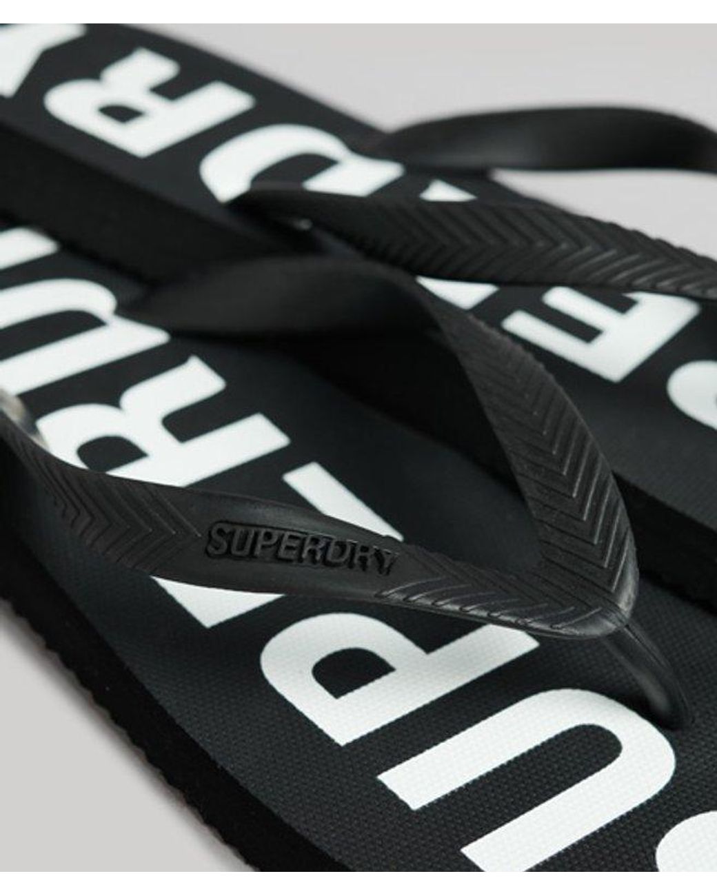 Superdry Code Core Sport Teenslippers in het Black voor heren