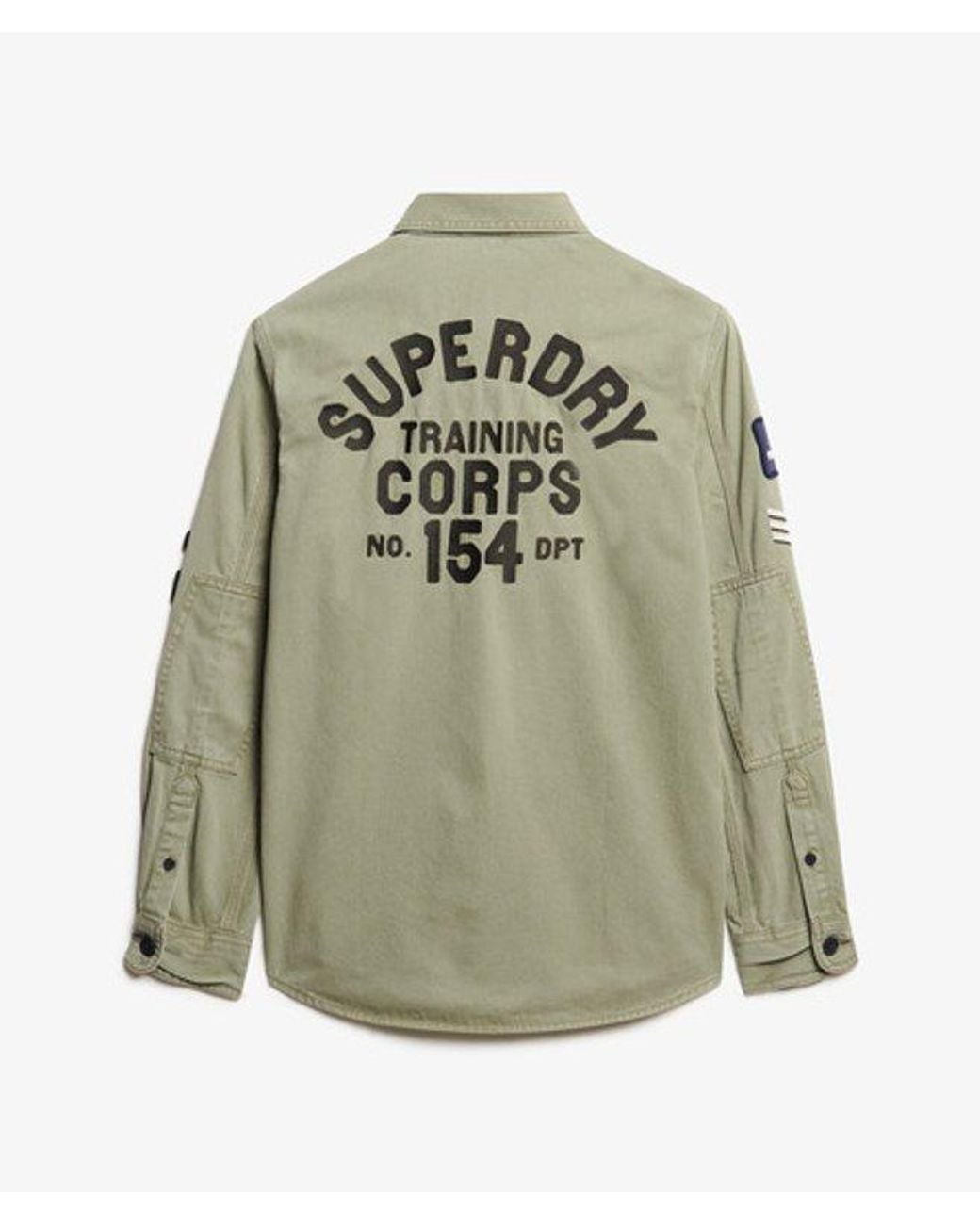 Superdry Natural & Co Embroidered Long Sleeve Scout Shirt
