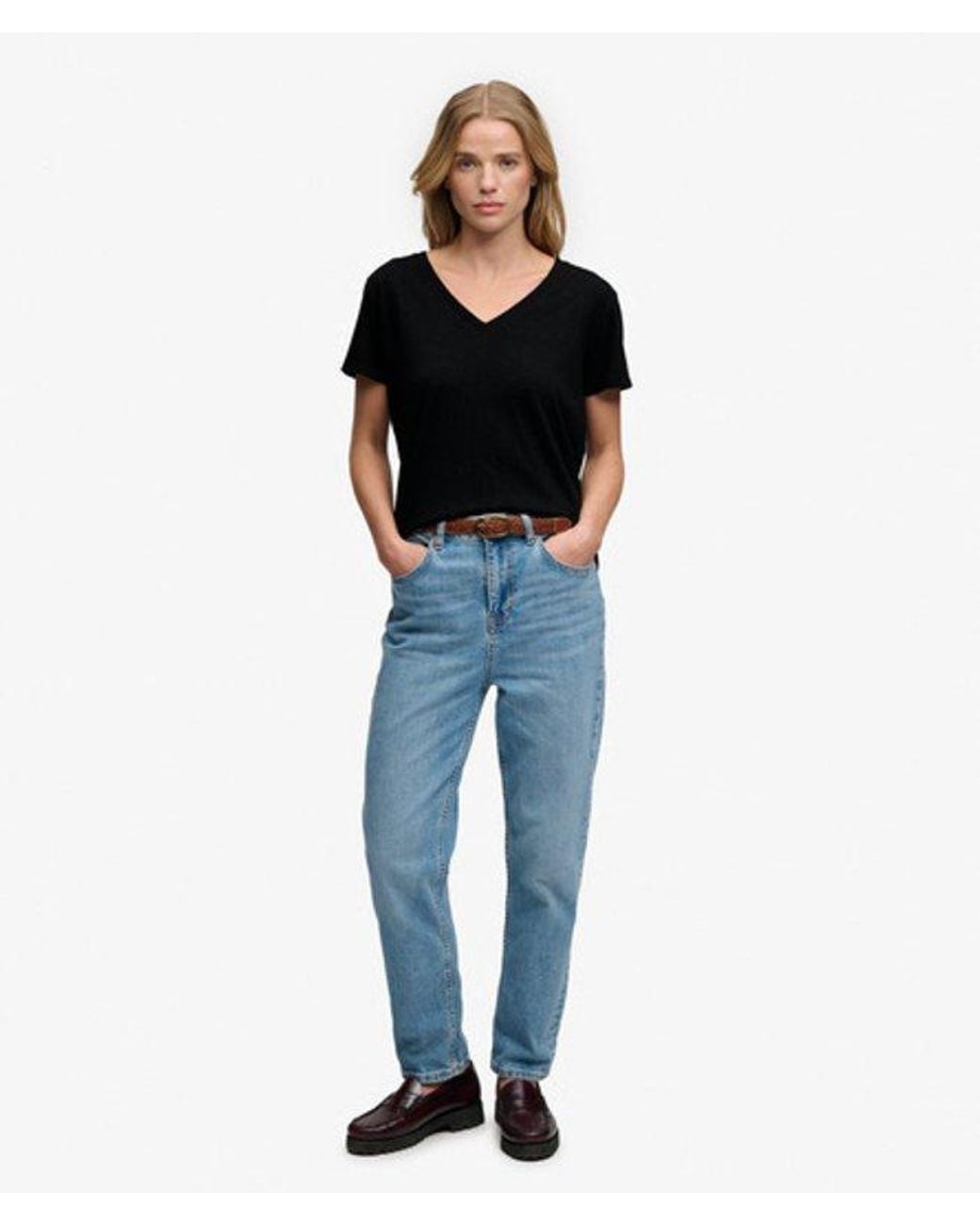 Superdry Black & Co Studios Slub Embroidered T-shirt