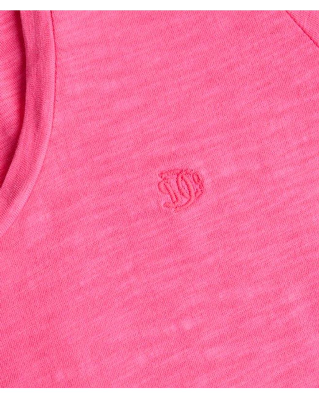 Superdry Pink & Co Studios Scoop Neck T-shirt