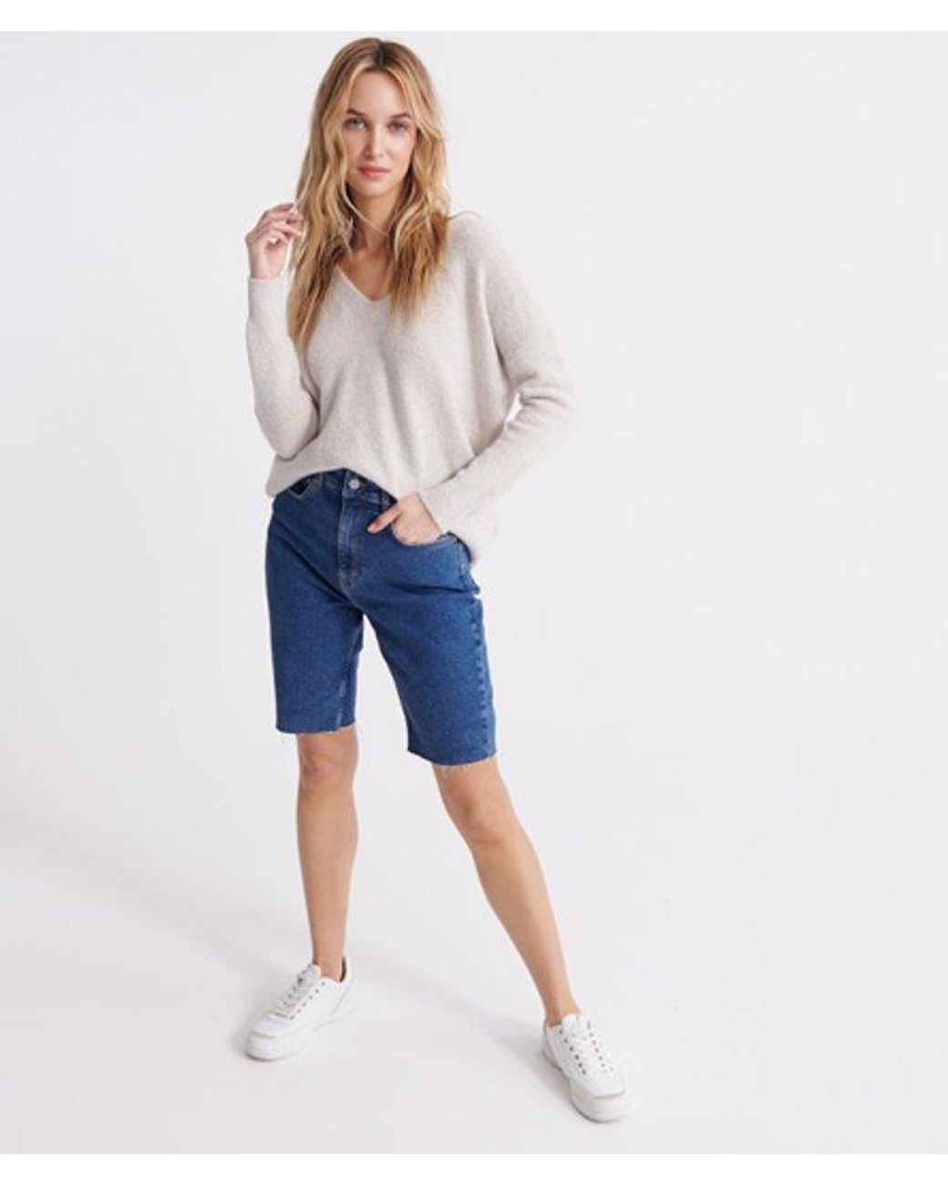 Superdry Blue & Co Kari Long Shorts