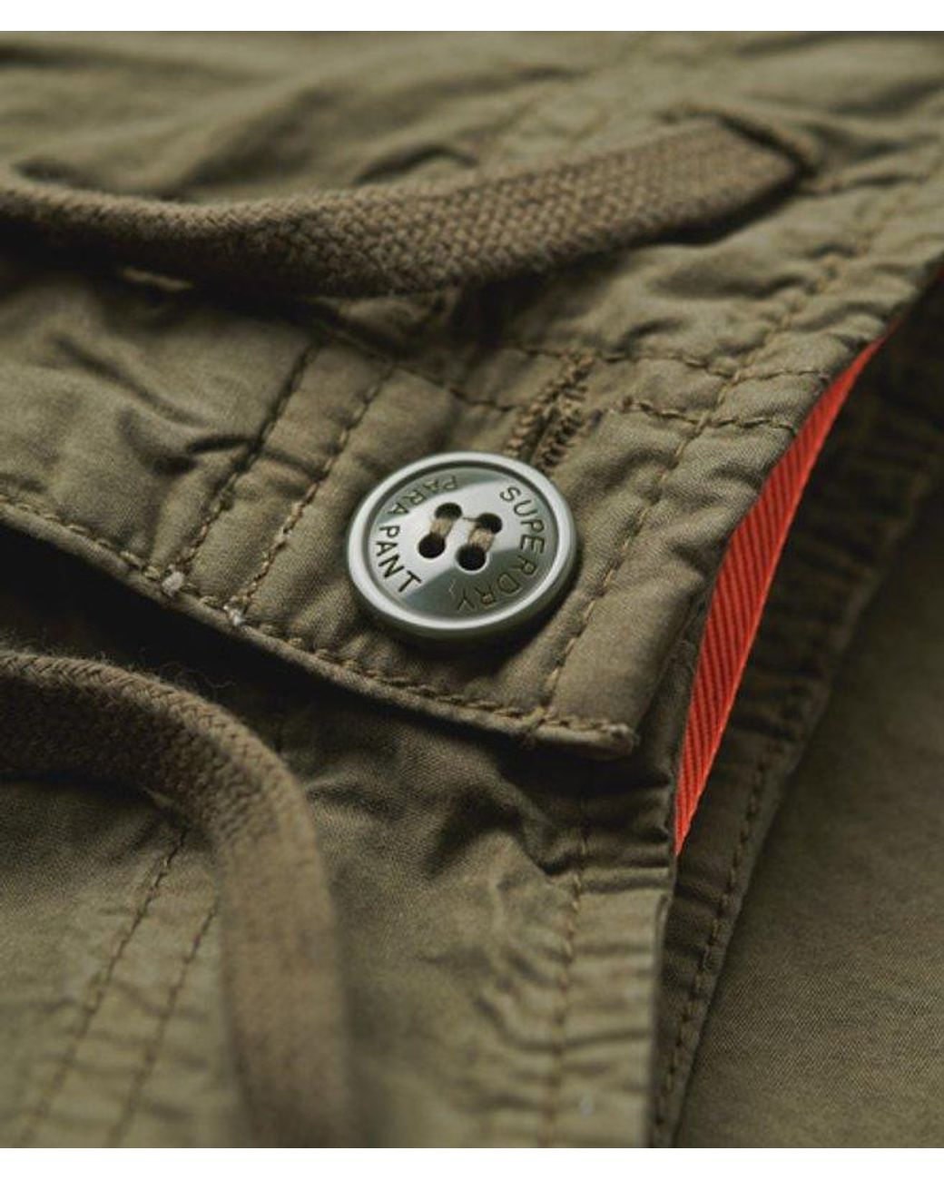 Superdry Green & Co baggy Parachute Pants