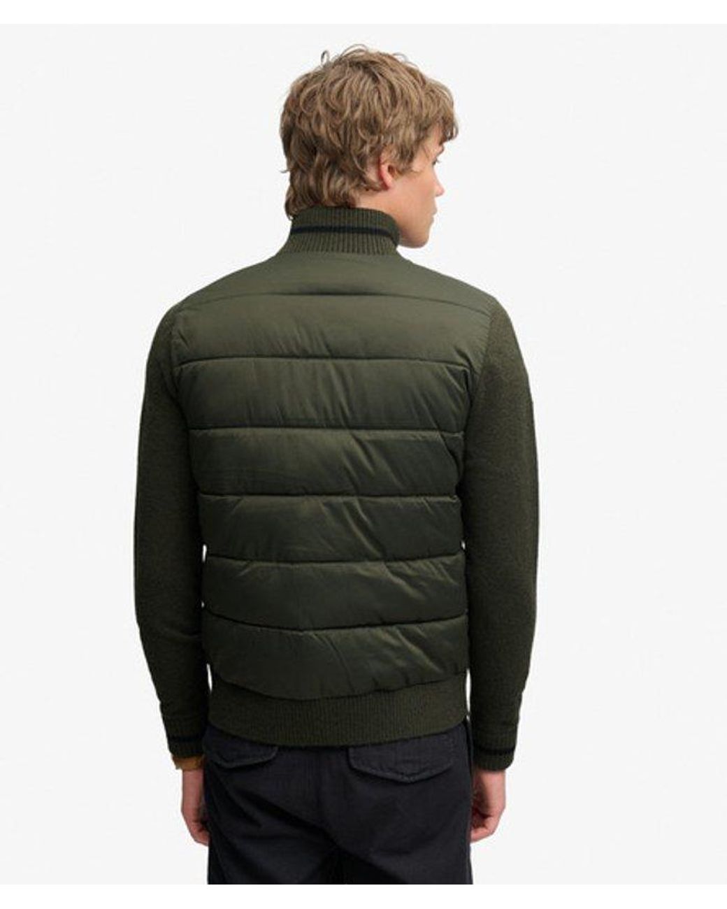 Superdry Green & Co Slalom Hybrid Jacket for men