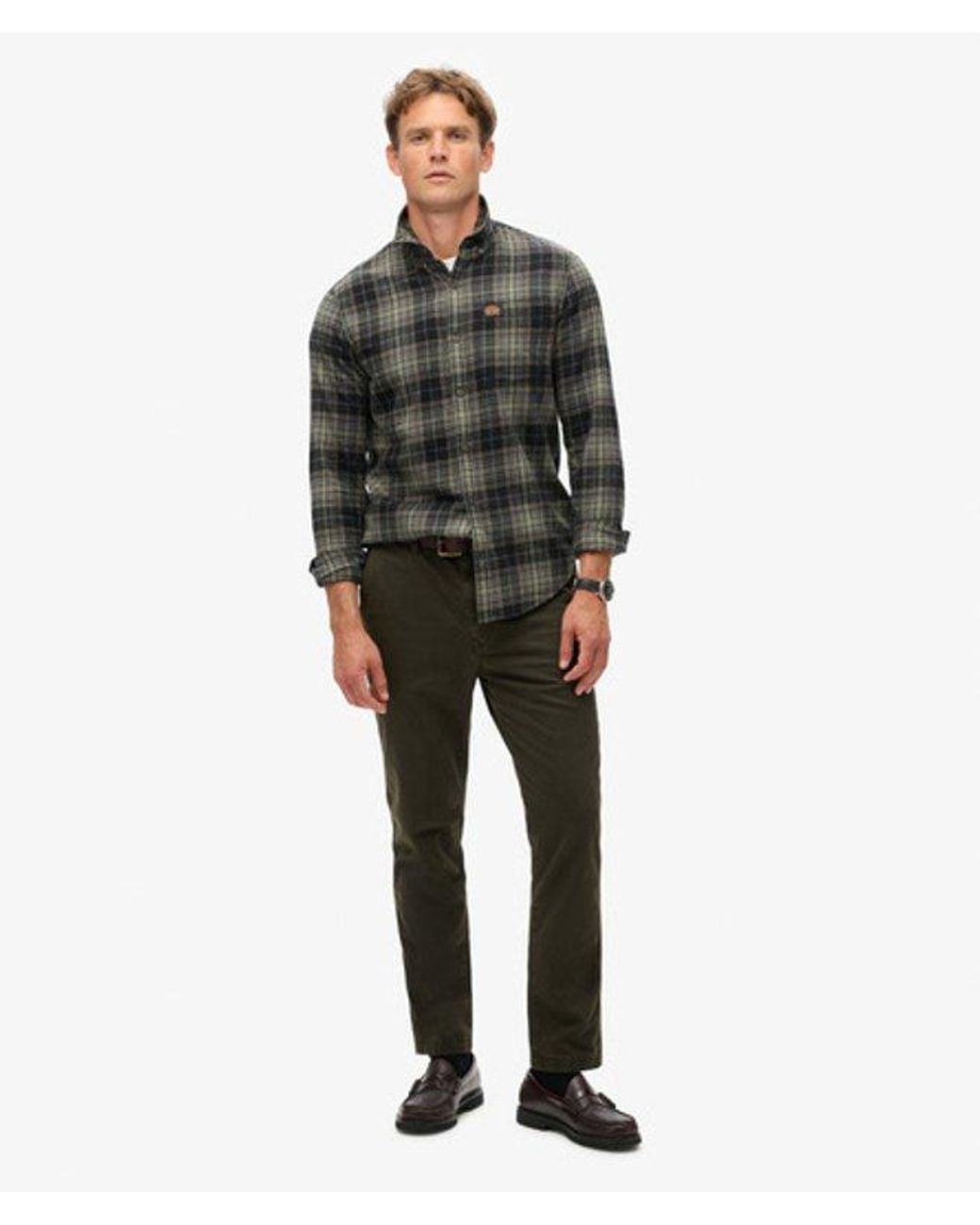 Superdry Green International Chino Pants Size: 30/32 for men