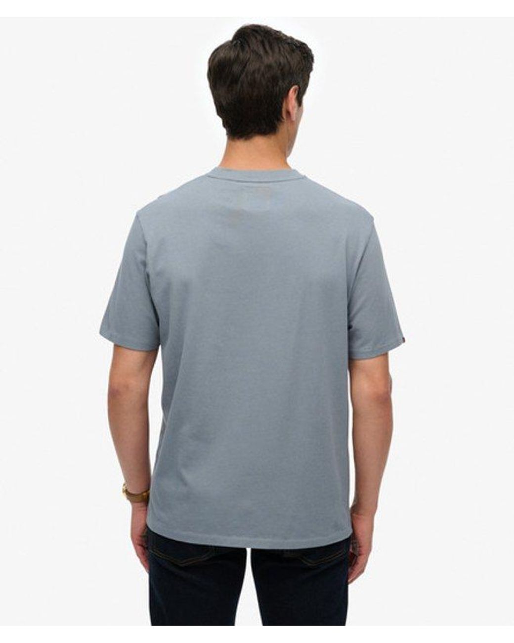 Superdry Blue & Co Vintage Athletic Essential Graphic T-shirt for men