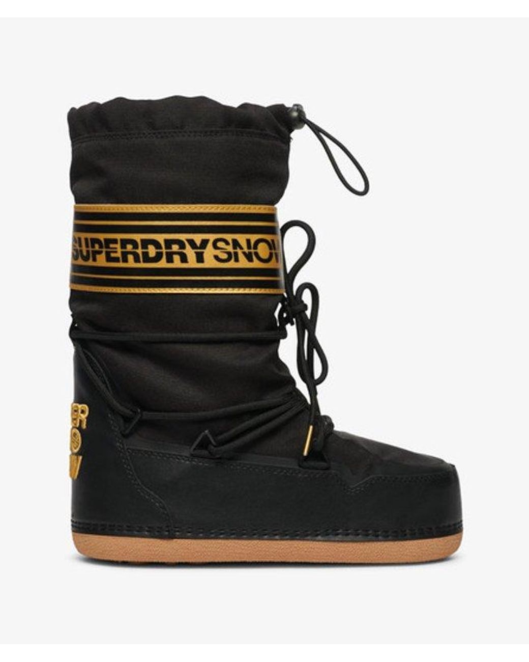Superdry Black Snow Boots