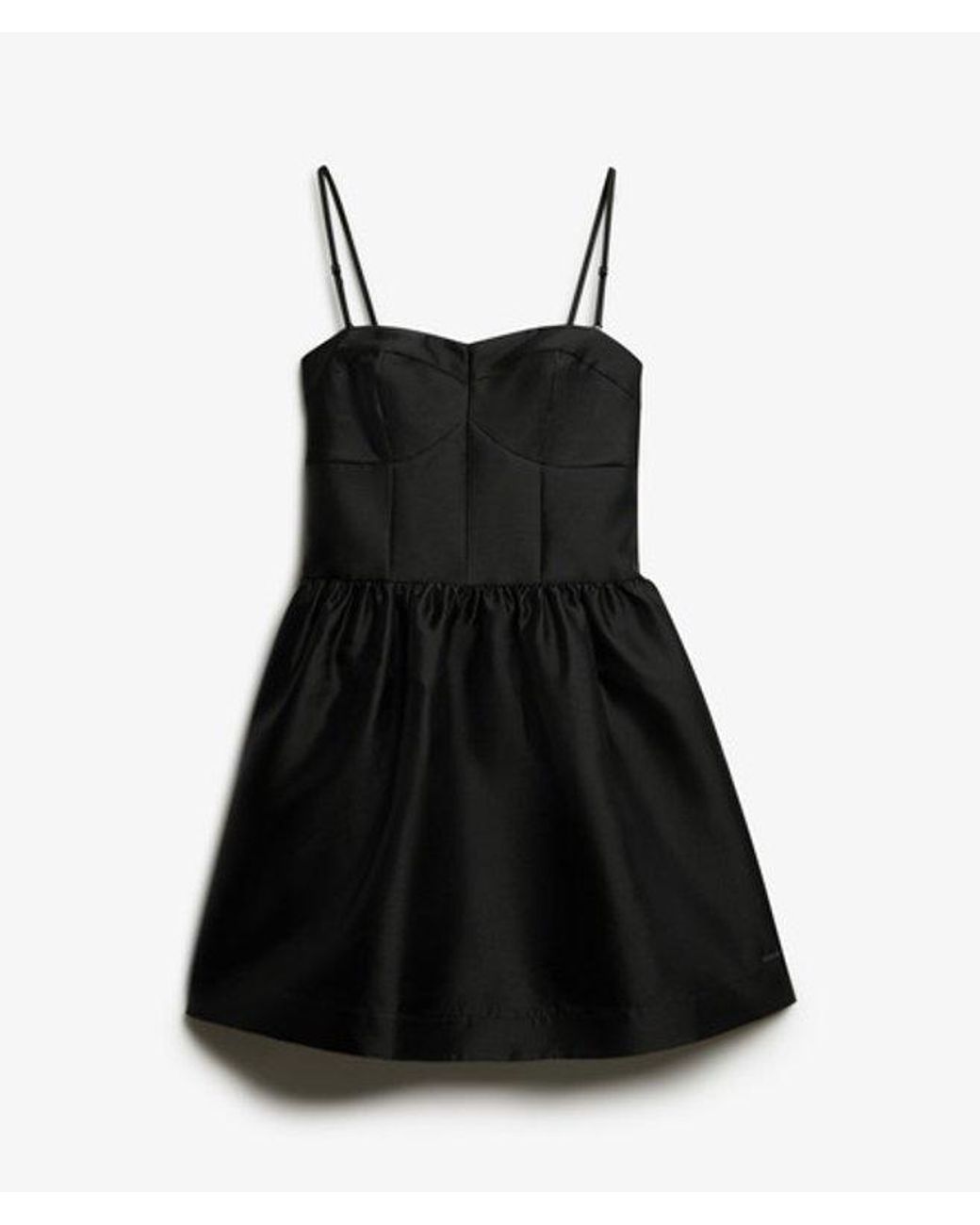 Superdry Corset Cami Mini Jurk in het Black