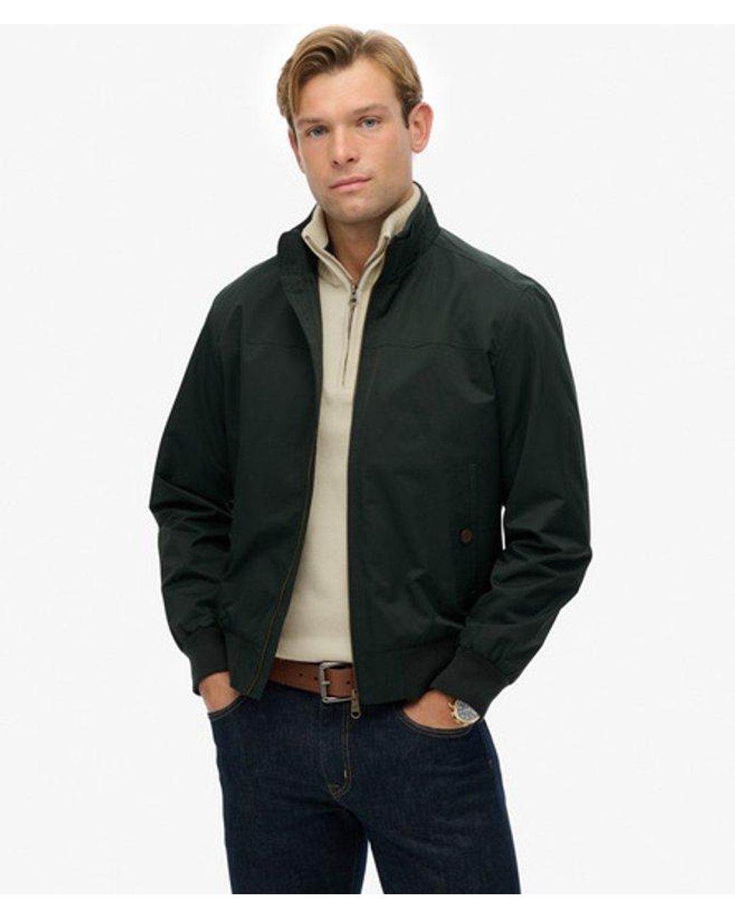 Superdry Modern Sportjack in het Black voor heren