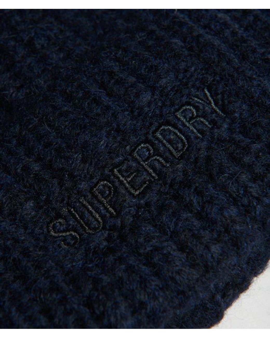 Superdry Blue & Co Essential Ribbed Beanie