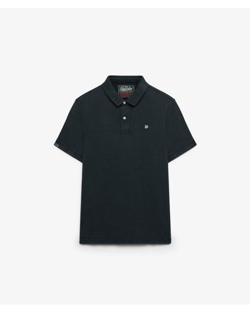 Superdry Blue & Co Vintage Destroy Polo Shirt for men